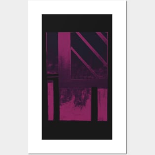 Nightmare Purple Cityscape Posters and Art